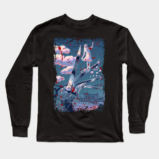 Unconventional Hero Edward Scissorhands' Journey Long Sleeve T-Shirt by Super Face